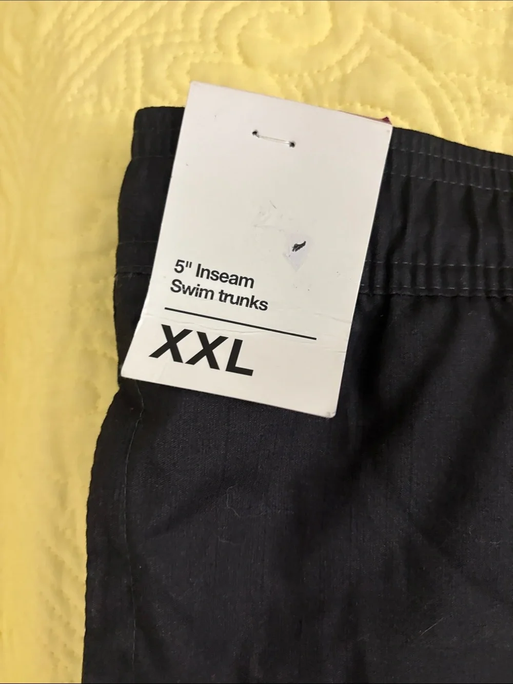 Original Use Black and Beige Dip-Dye Swim Trunks